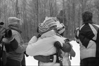 Olympic Games Lake Placid 1980, Giant Slalom: Hanni and Andreas Wenzel