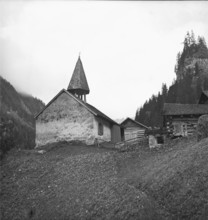 Calfeisental, Saint Martin, mountain church; 1940