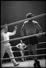 European Championship fight Franco Zurlo against John McCluskey in Zurich 1970