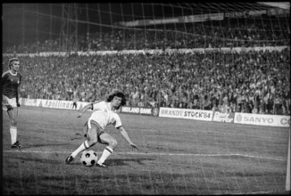 International match in Basel 1975: Switzerland vs. England; Kevin Keegan