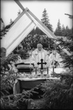 Hubertus celebration in Engelberg, 1964
