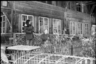 Woman and Girl in the Garden, 1970