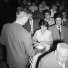 Citizens' meeting in Riehen, 1958