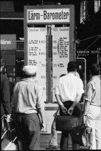 Noise pollution: WWF noise barometer in Zurich HB 1970