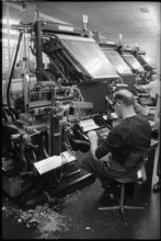 Printing and typesetting shop of Jean Frey AG, 1970