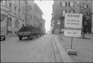 Noise control: Night driving ban in the city center, Zurich 1972