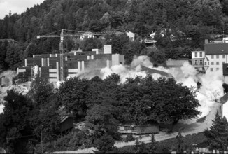 Demolition of the old seminary, Chur 1970