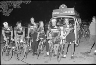 Munich Olympic Games 1972: Longdistance cyclists from Zurich to Munich