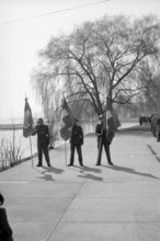 Flag handover to the Fusiliers, Zurich 1961