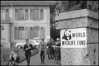 Prince Philip, visit to the WWF, Morges 1965