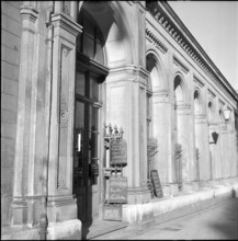 Meat hall on Limmatquai, 1950