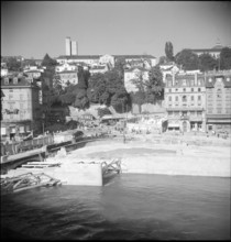 Reconstruction at Limmatquai, 1950