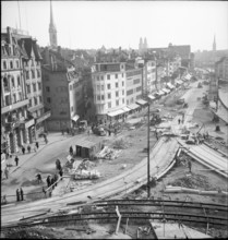 Reconstruction on the Limmat, 1950