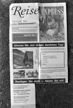 Bus trip to the Black Forest, advertisement 1969