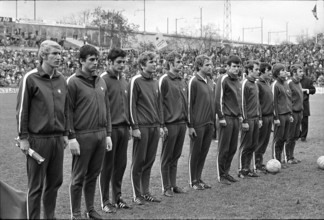 International match Switzerland  Hungary 1970: The Swiss team