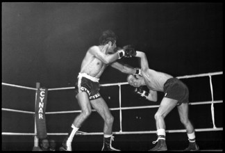 European Championship fight Zurlo against McClusky in Zurich 1970