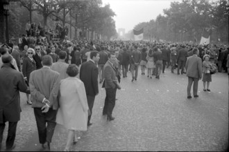 Student riots in Paris in 1968