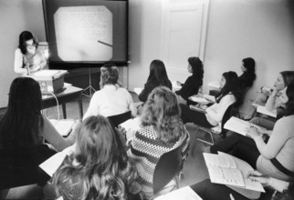 Classes at the Villeneuve Girls' Institute, 1971