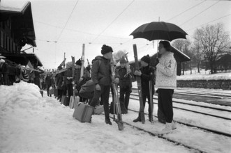 26th Swiss Youth Ski Camp: Arrival, 1967