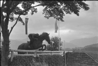 CSIO Lucerne 1974: Captain Paul Weier on Fink
