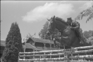 CSIO Lucerne 1974: Captain Paul Weier on Flash