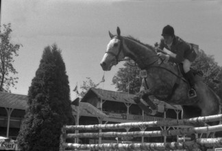 CSIO Lucerne 1974: B. Brown on A little bit