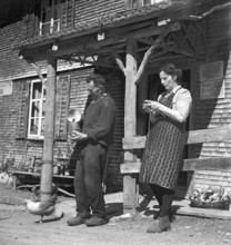 Farmers in the Muotathal, 1950