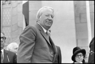 Edward Heath in Zurich, 1971