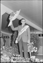 Reception for Pursuit World Champion Xaver Kurmann 1969