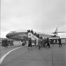 First jet aircraft on scheduled service with Switzerland in 1959