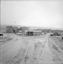 Cressier, refinery under construction, 1965