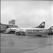 Airport bus, ZurichKloten Airport 1960