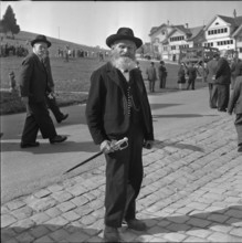Citizens at the Ausserrhoden Landsgemeinde, Hundwil 1953