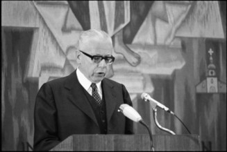 Gustav Heinemann in Switzerland, 1972