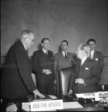 Meeting of the International Refugee Organization, Geneva 1949
