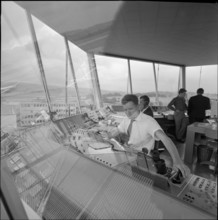 Workplace control tower: ZurichKloten Airport 1965