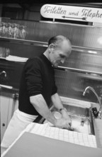 Temporary worker in the hospitality industry, 1970