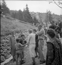 Children from France on holiday in Switzerland, 1942