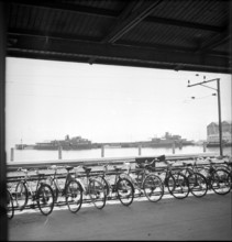 German Lake Constance ships leave the port of Romanshorn; 1945