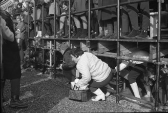 Olympic Games Grenoble 1968: Spectators at the opening ceremony