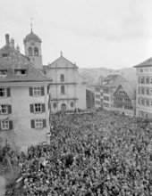 Assembly of the Ausserrhoden Landsgemeinde 1956