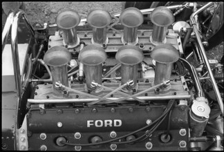 Zandvoort GP 1967: Lotus Ford engine