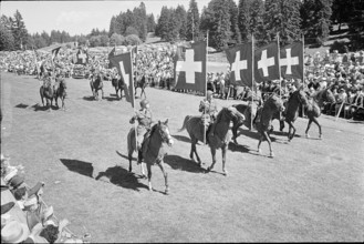 60th MarchéConcours Saignelégier, parade, 1963