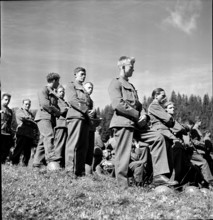 Soldiers at the Federal Day celebration; 1940