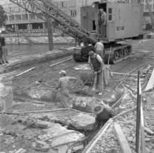 Renovation of the Walche Bridge; 1957