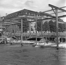 Renovation of the Walche Bridge; 1957