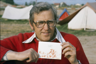 Occupation of the construction site for the planned Kaiseraugst nuclear power plant in 1975