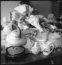 After World War II: Relief campaign for Lanslebourg, Morges 1945