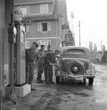 Paramedic; civilian employment, gas station attendant; 1939