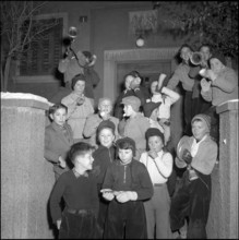 School New Year's Eve in Zurich 1950